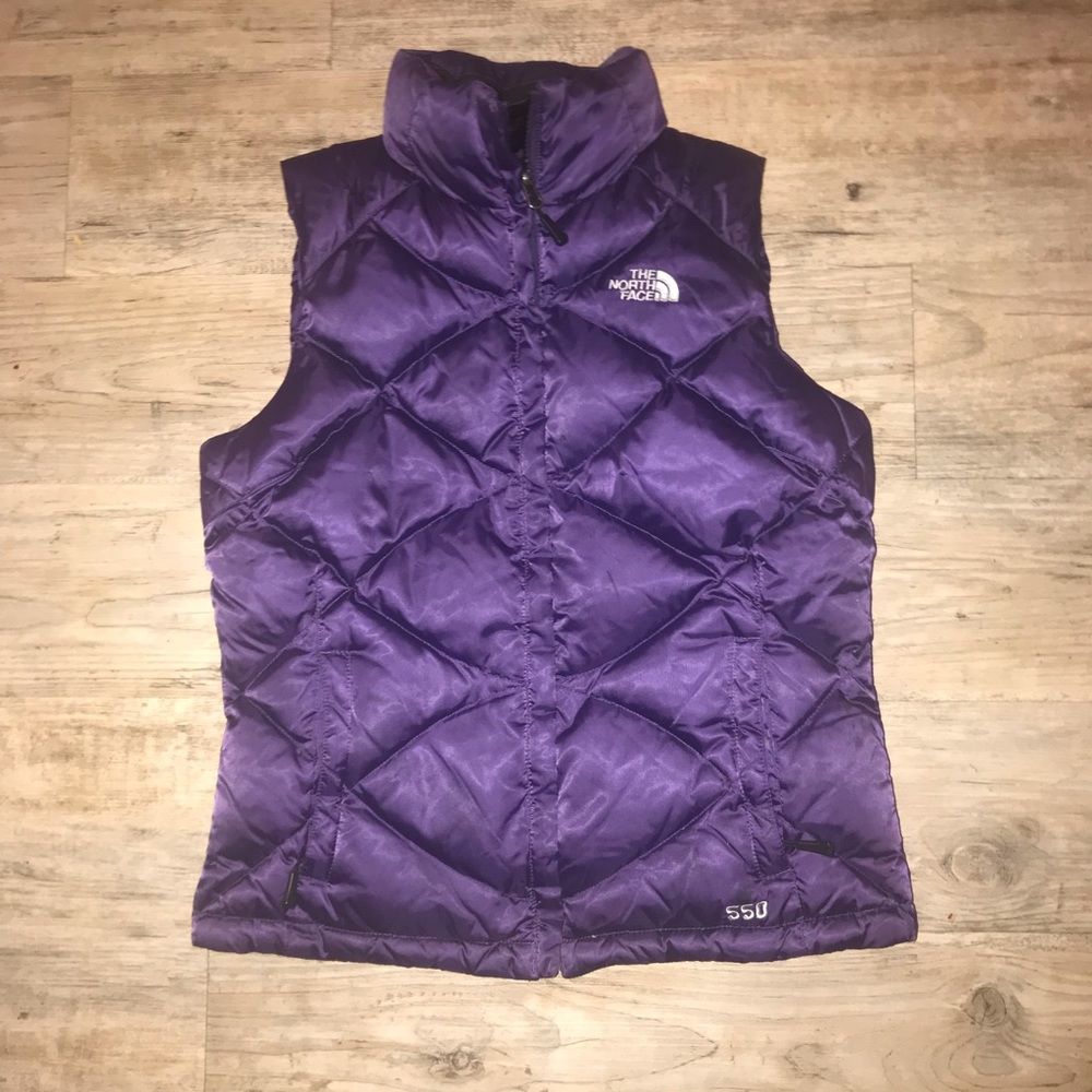 The north face purple vest